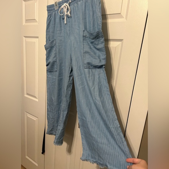 Indigo Rein Striped Soft Pants - Picture 2 of 10